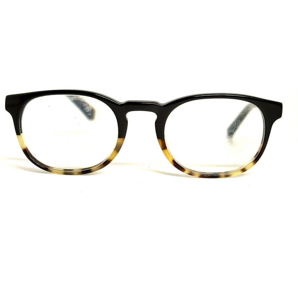 Heritage HECM01 Black Tortoise Round Eyeglasses Frames 49-22-145 HECM01 BH